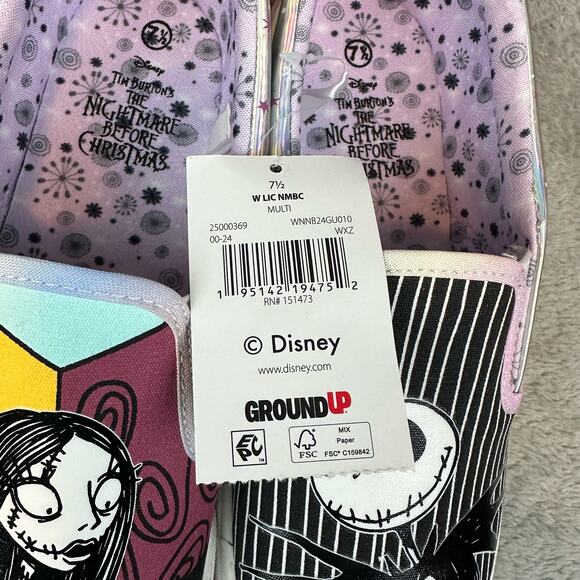 Disney Nightmare Before Christmas Shoes NWT Ground Up Jack And Sally Womens - Picture 3 of 8